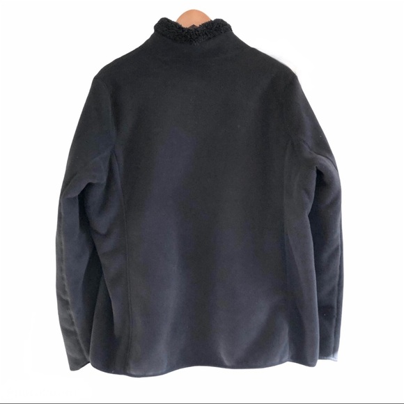 ๐ 6/$60, Weatherproof Faux Shearling, Reversible, Black Jacket, Pockets, XXL - Picture 3 of 13